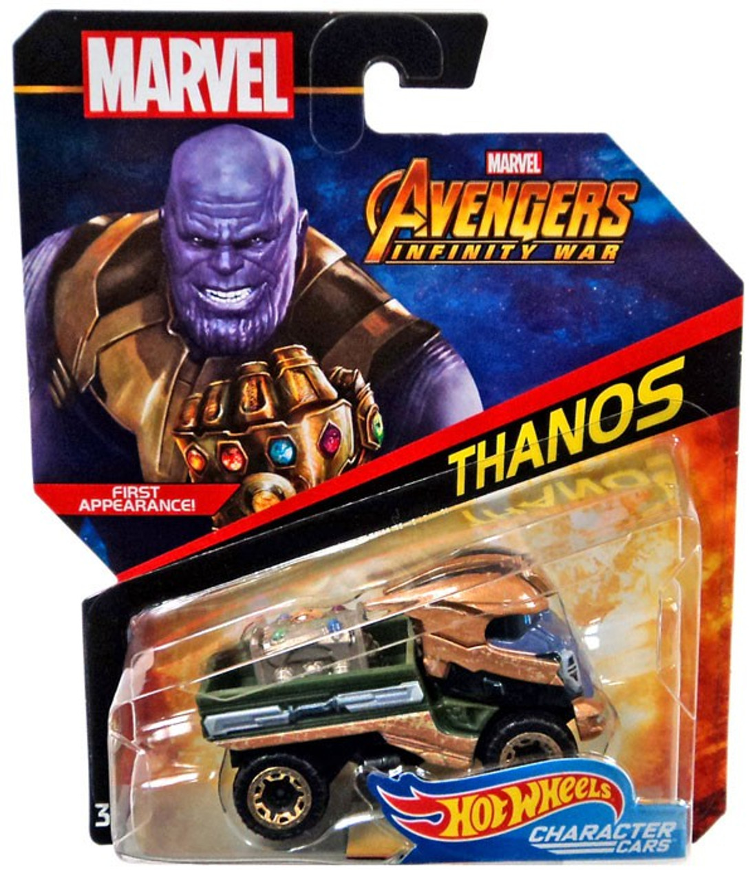 Hot Wheels Marvel Character Cars Thanos Die-Cast Car ...