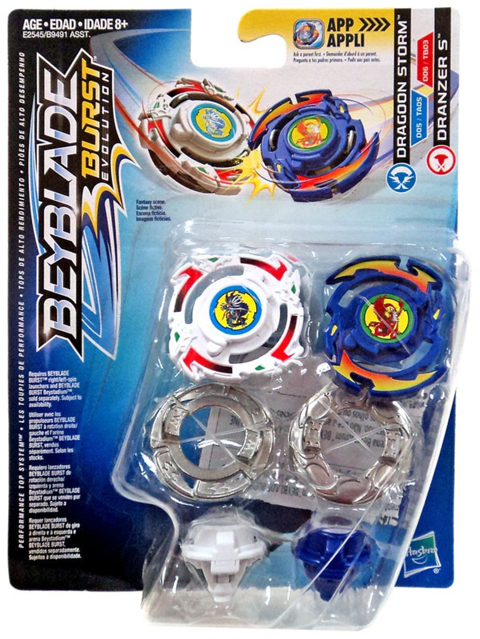 beyblade burst dragoon storm dranzer s dual pack hasbro toys toywiz