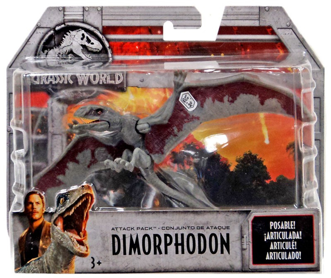 Jurassic World Fallen Kingdom Attack Pack Dimorphodon ...