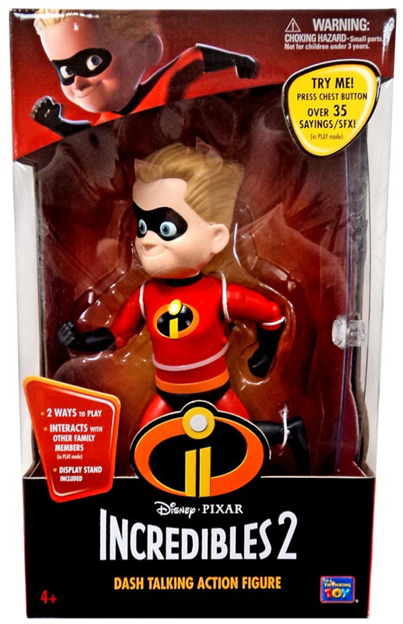 Incredibles 2 Dash 8 Talking Action Figure Thinkway Toys - ToyWiz