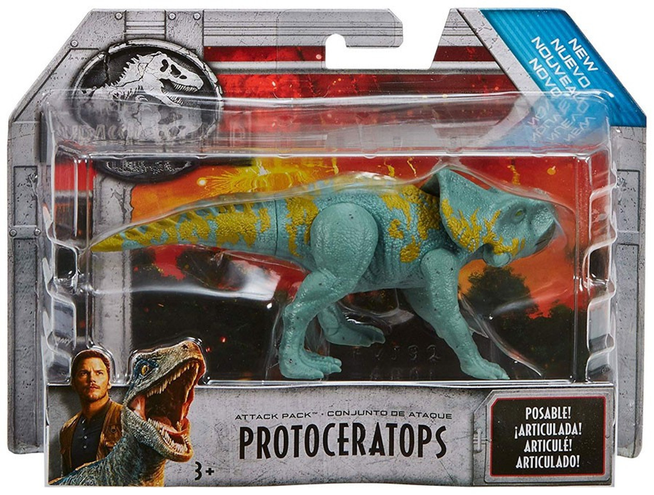 Jurassic World Fallen Kingdom Attack Pack Protoceratops ...