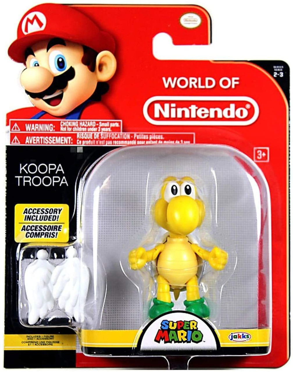world of nintendo koopa para troopa with wings action figure