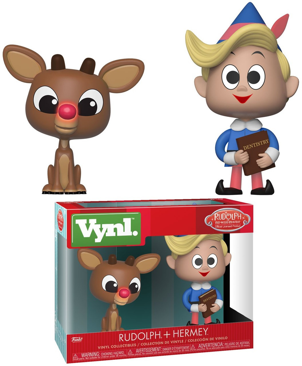 funko rudolph the red nosed reindeer vynl rudolph hermey vinyl