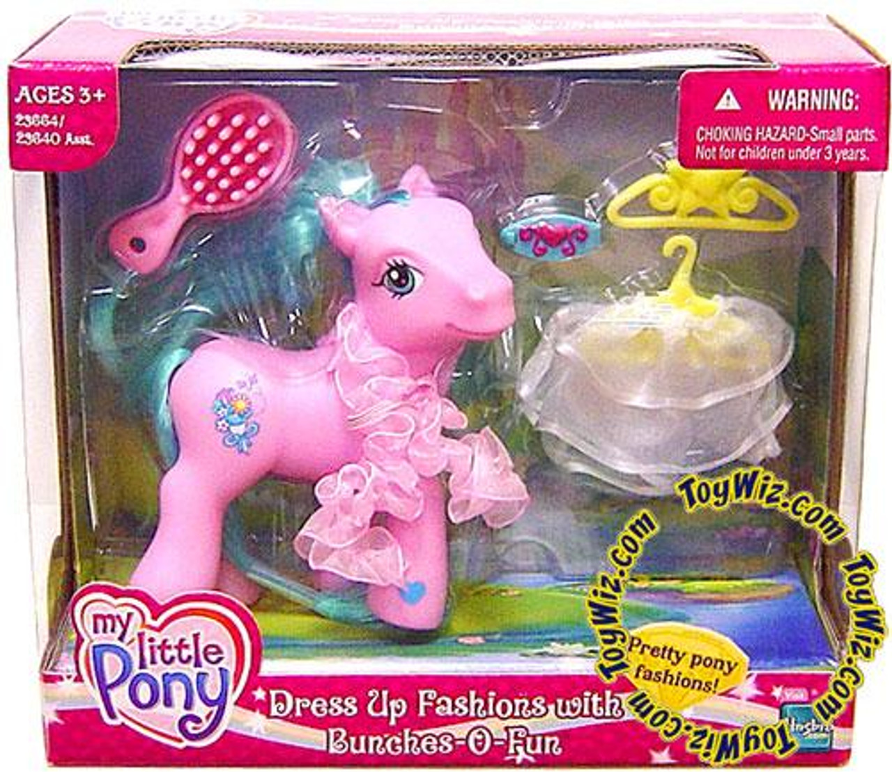 My Little Pony Classic Exclusives Dress Up Fashions with Bunches O Fun Exclusive Figure Set 