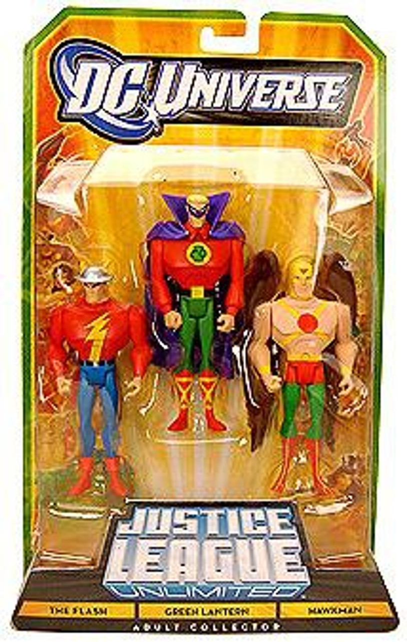 DC Universe Justice League Unlimited The Flash, Green Lantern Hawkman ...