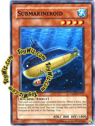 YuGiOh GX Syrus Truesdale Starter Deck Single Card Common Submarineroid