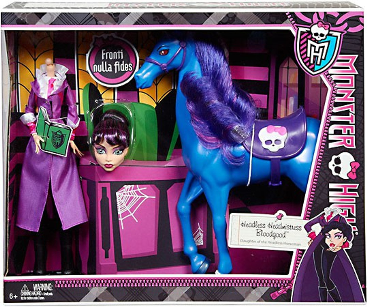 Monster High Headless Headmistress Bloodgood Nightmare 10.5 Doll 2-Pack