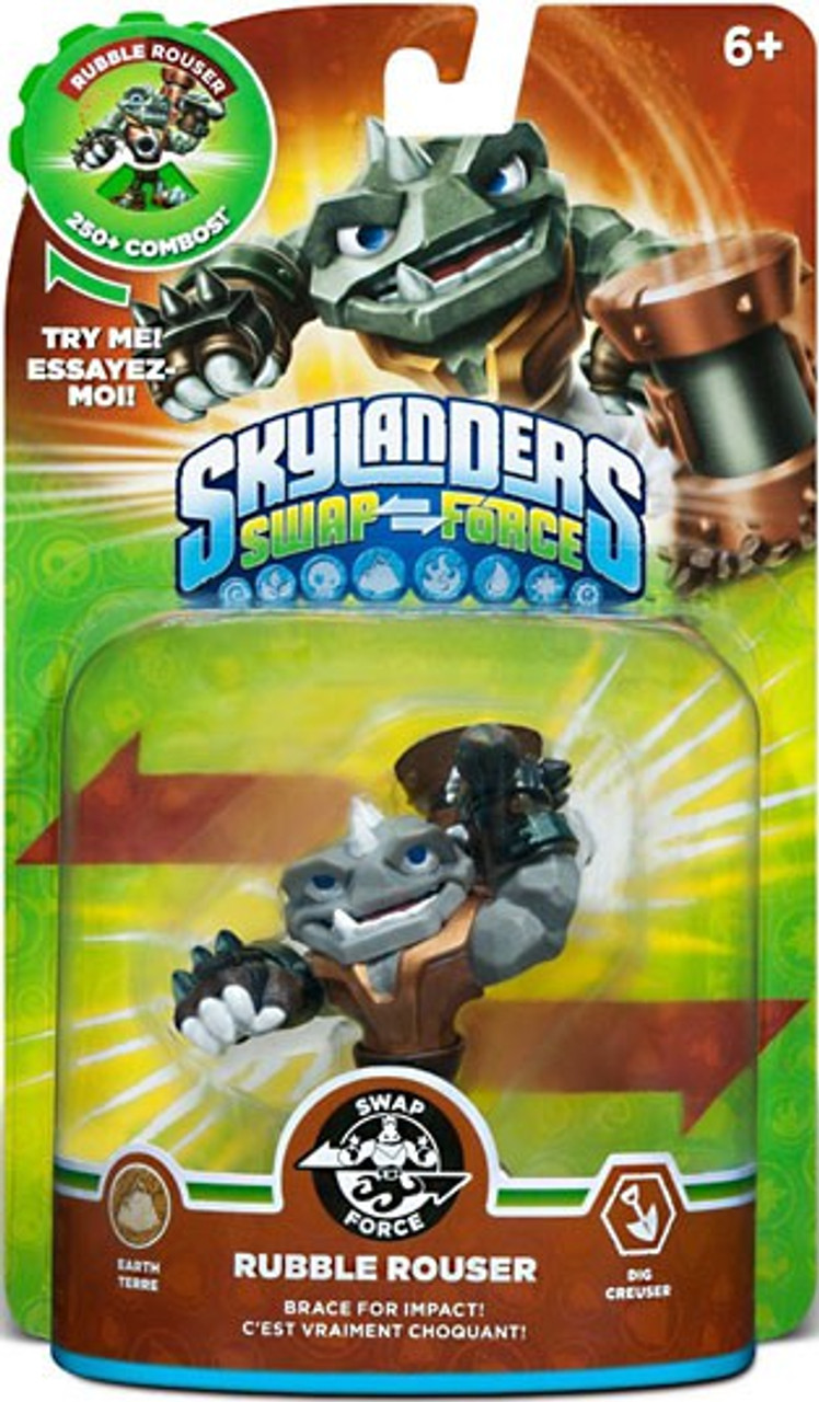 Skylanders Swap Force Swappable Rubble Rouser Figure Pack Activision ...