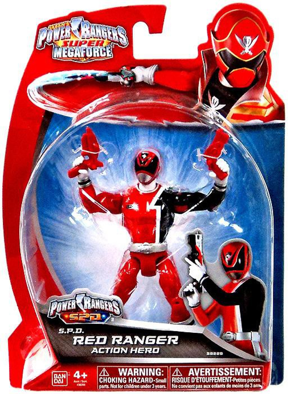 Power Rangers Super Megaforce S.P.D. Red Ranger Action Figure Bandai ... - Apiejn6em  77711.1461308951