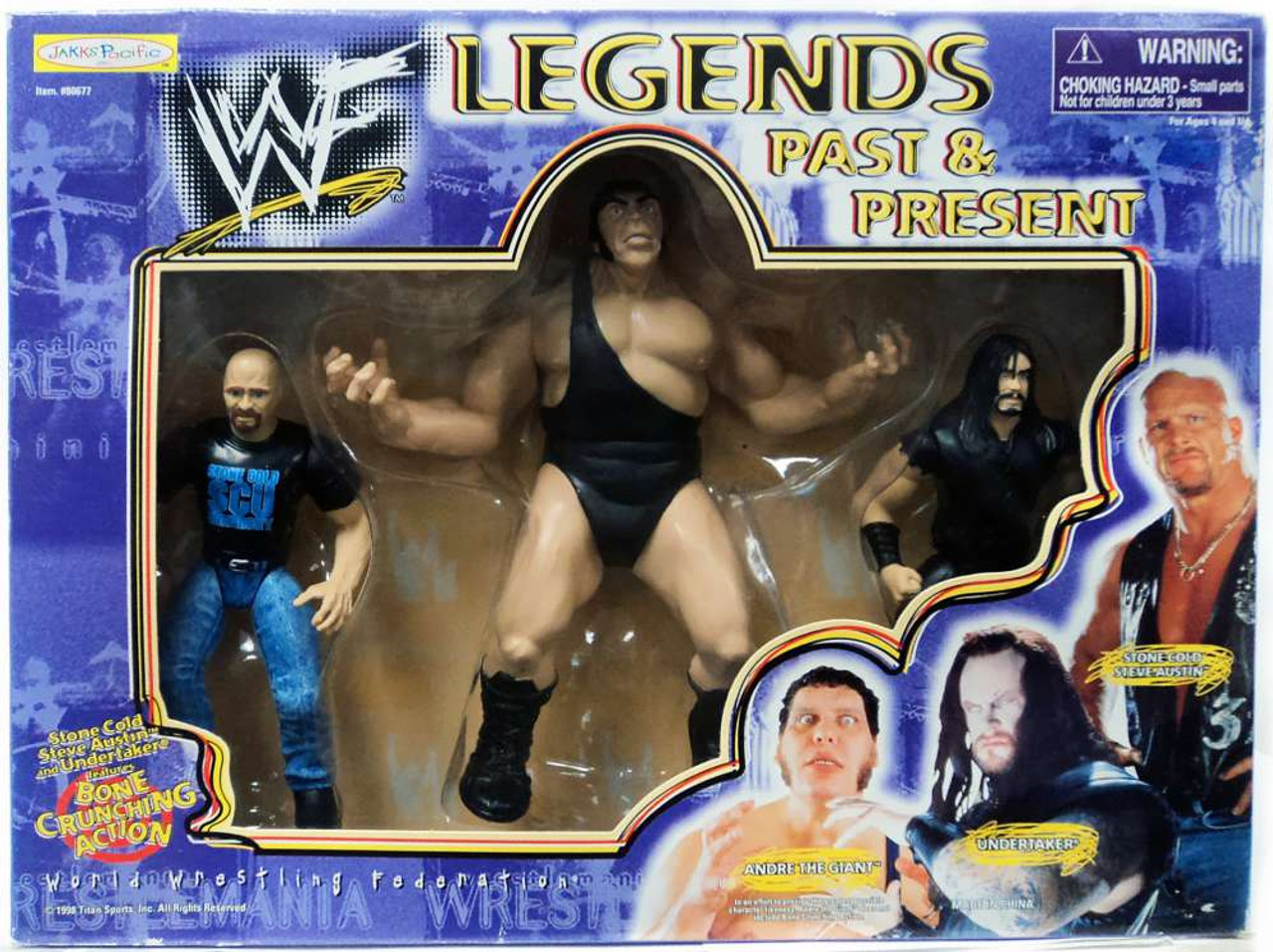 WWE Jakks Figures WWF 2000's Wrestling Make Your Selection Lot 2 