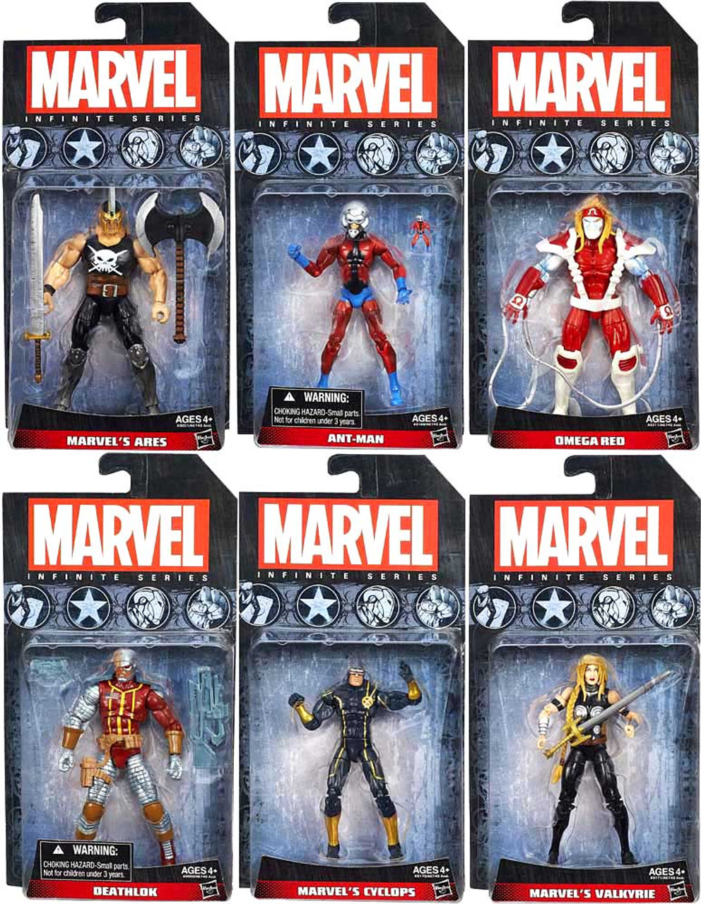 Marvel Avengers Avengers Infinite Series 3 Set of 6 3.75