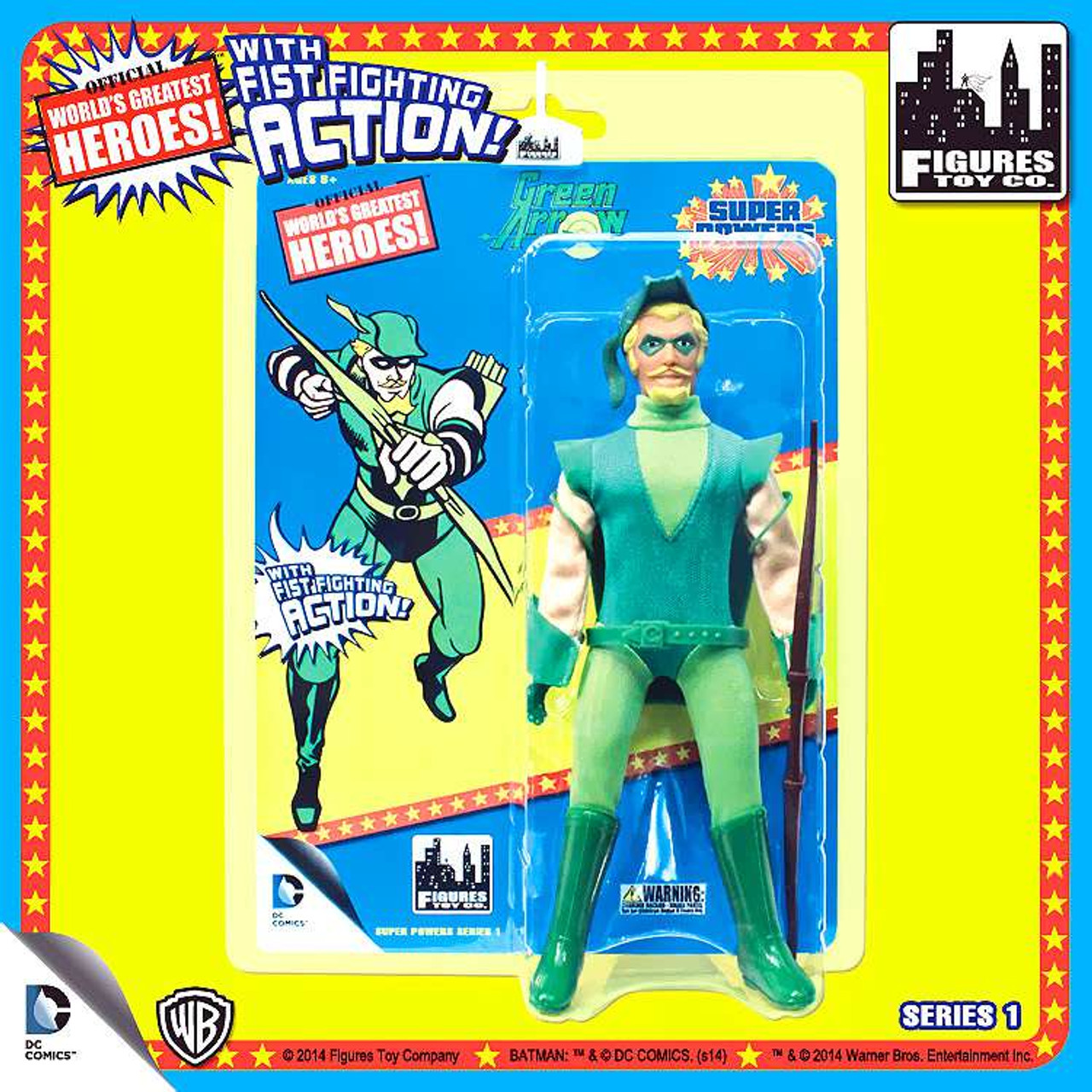 DC Super Powers Worlds Greatest Heroes Series 1 Green Arrow 8 Action