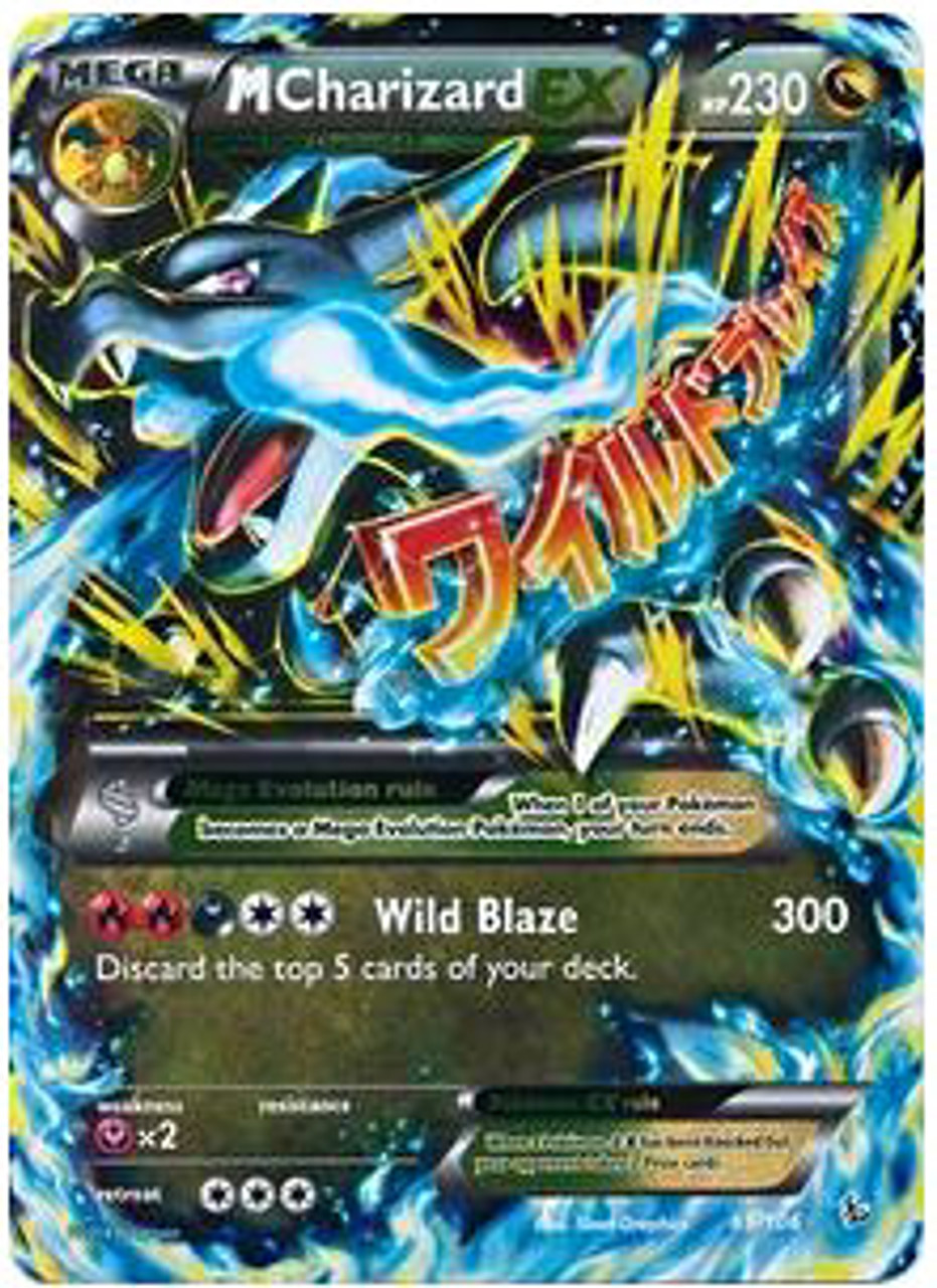 Pokemon X Y Flashfire Single Card Ultra Rare Holo Mega Charizard-EX 69 ...