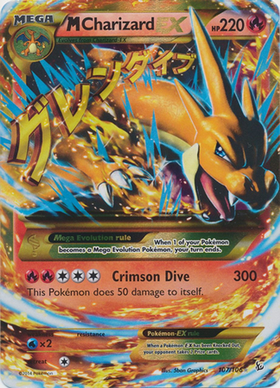 Pokemon X Y Flashfire Single Card Ultra Rare Holo Gold