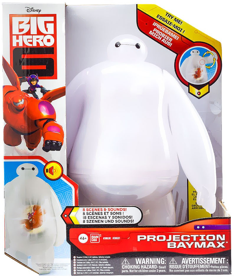 Disney Big Hero 6 Talking Projection Baymax Action Figure ToyWiz