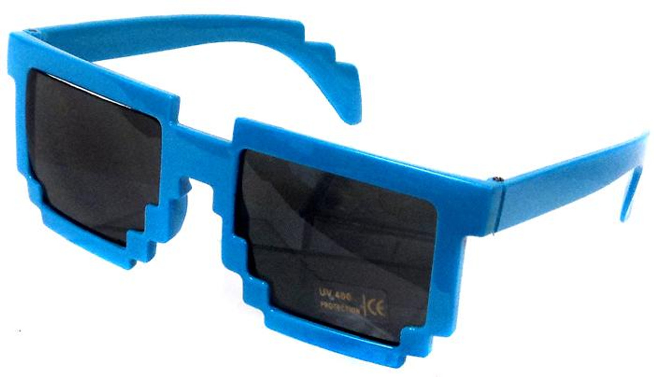 Minecraft Pixelated Sunglasses Accessory Blue W.I.I. ToyWiz