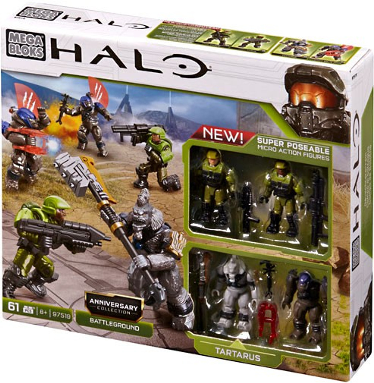 Mega Bloks Halo Anniversary Collection Battleground Exclusive Set 97519