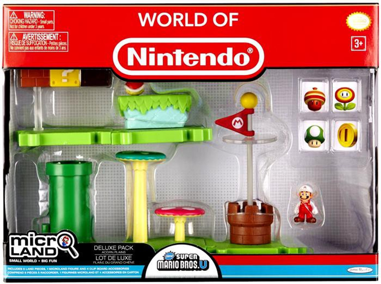 World of Nintendo Super Mario Bros. U Micro Land Acorn Plains Deluxe