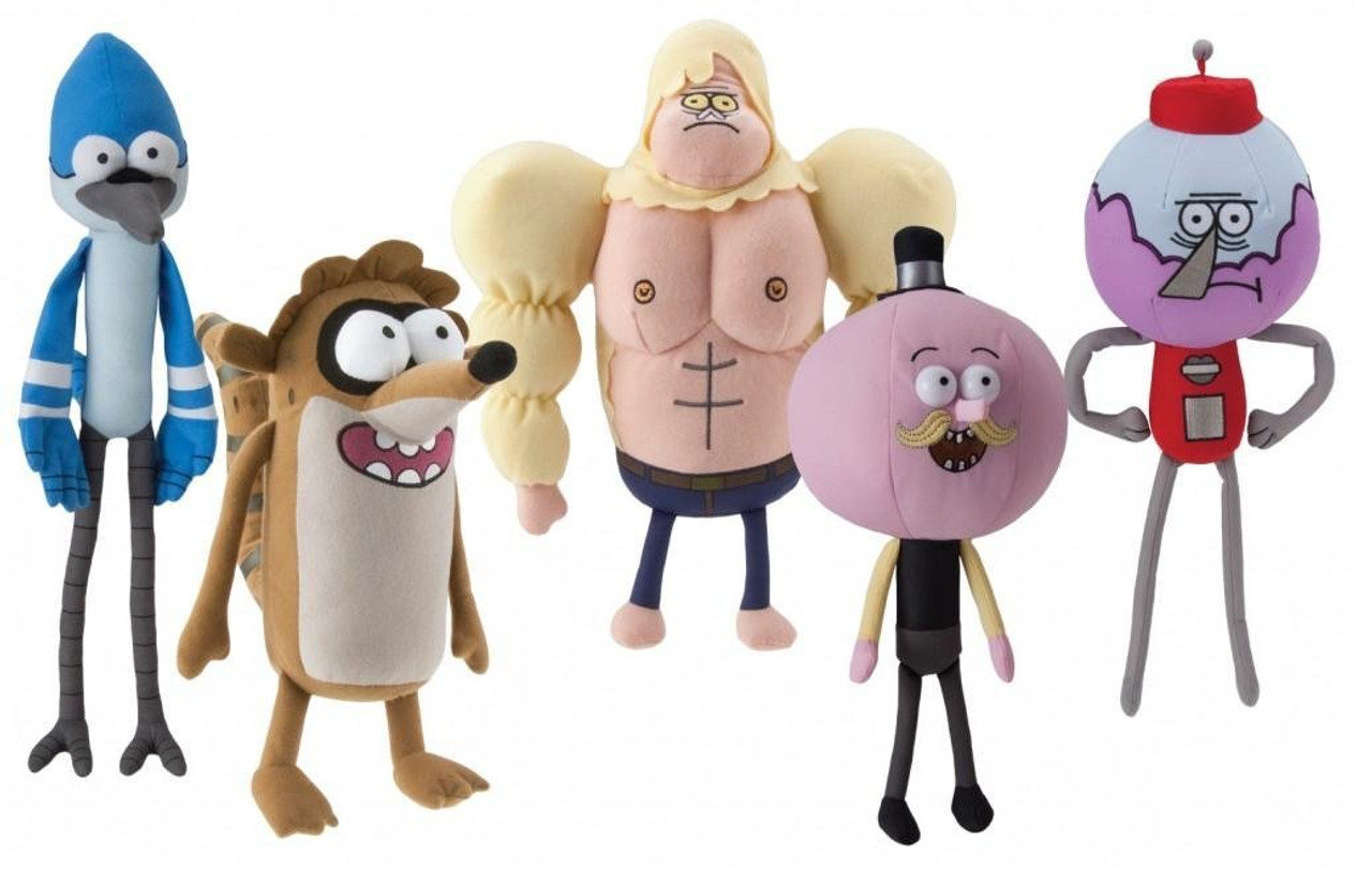 Cartoon Network Regular Show Regular Show Set of 5 12-18 Plush Toy