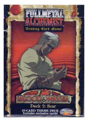 Fullmetal Alchemist Artificial Human TCG Decks Edward Elric and Alex Armstrong