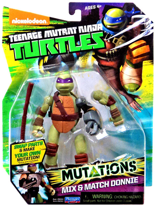 Teenage Mutant Ninja Turtles Nickelodeon Mutations Mix Match Donnie 4 ...