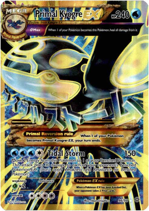 Pokemon X Y Ancient Origins Single Card Ultra Rare Holo Full Art Primal ...