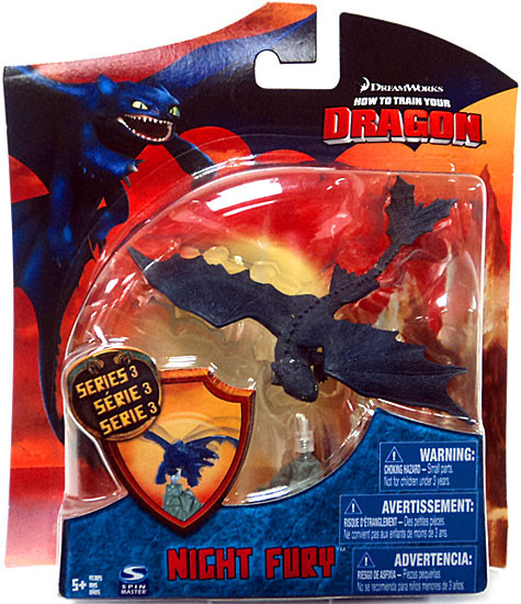 How to Train Your Dragon Series 3 Night Fury 4 Action Figure Toothless ...