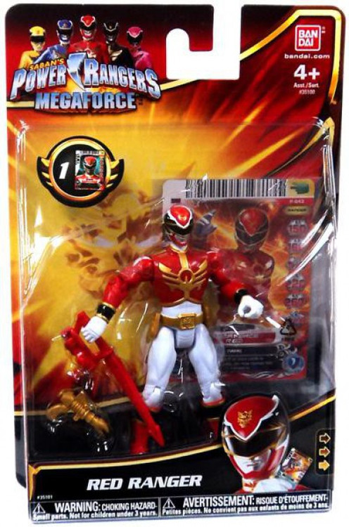 Power Rangers Megaforce Red Ranger Action Figure Bandai America Toywiz 2810