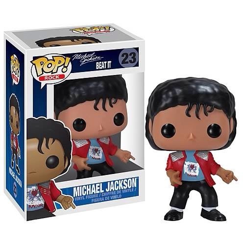 Funko Michael Jackson Funko POP Rocks Michael Jackson Vinyl Figure 23 Beat It - ToyWiz