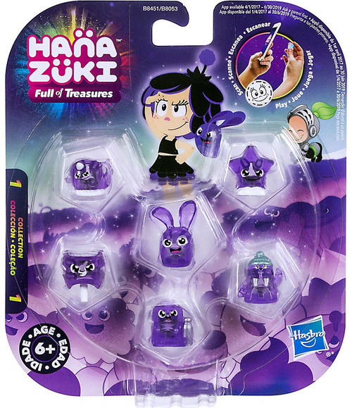 Hanazuki Full of Treasures Series 1 Purple Courageous 6-Pack Hasbro ...