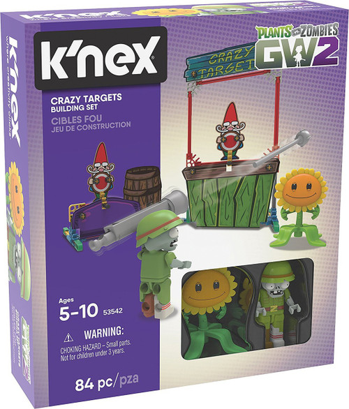 KNEX Plants vs. Zombies GW2 Crazy Targets Set 53542 ToyWiz