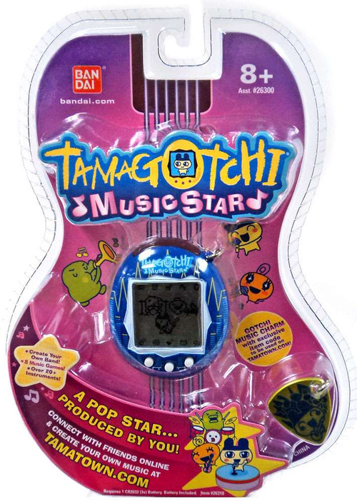 Tamagotchi Music Star Version 6 Equalizer Virtual Pet Blue Bandai