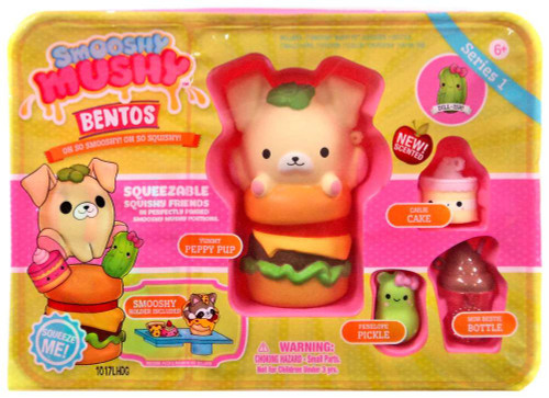 Smooshy Mushy Bentos Series 1 Peppy Pup Playset Redwood - ToyWiz