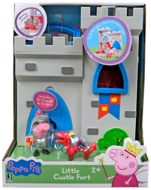 Peppa Pig Little Castle Fort Playset Jazwares - ToyWiz