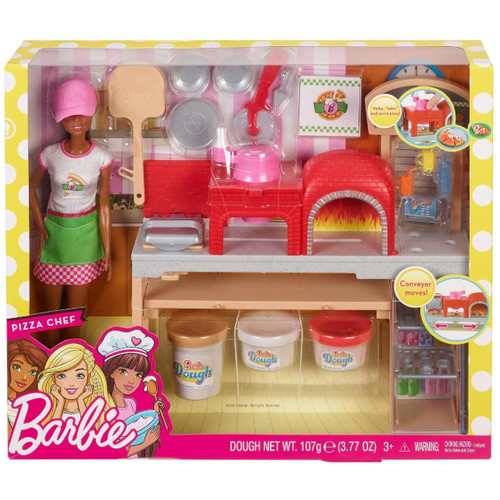 Barbie Pizza Chef Playset Mattel Toys - ToyWiz