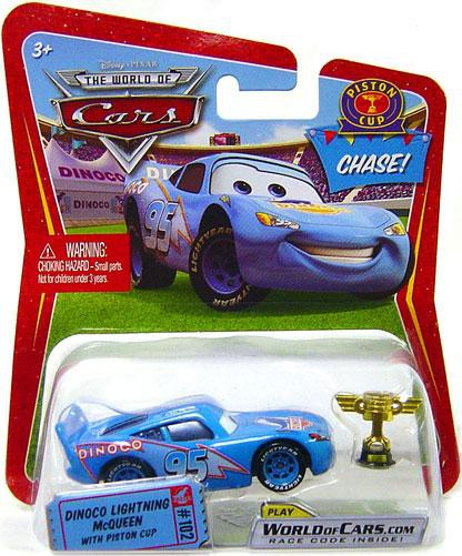 Disney Cars The World of Cars Series 1 Dinoco Lightning McQueen with ...