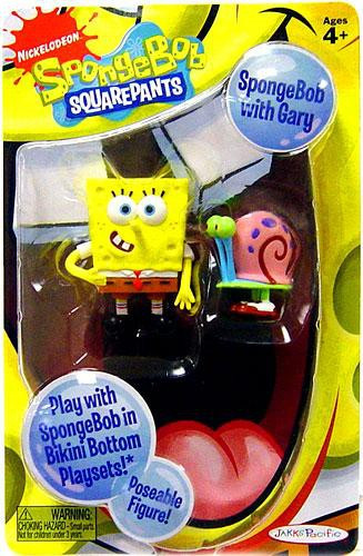 Spongebob Squarepants Spongebob Mini Figure With Gary Jakks Pacific 