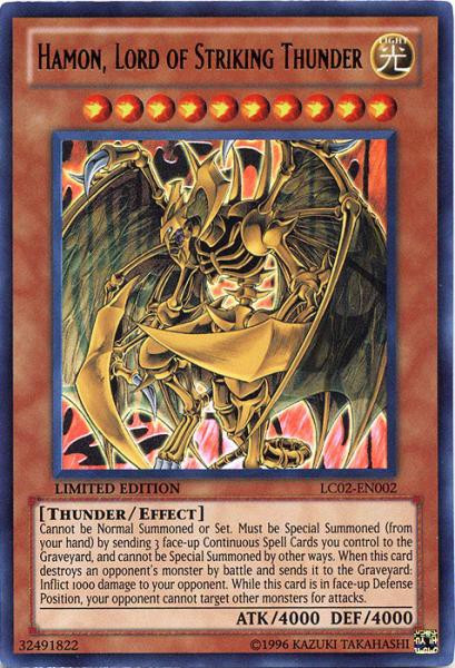 Is Saturday A Business Day For Ups >> YuGiOh GX Legendary Collection 2 Single Card Ultra Rare Hamon, Lord of Striking Thunder LC02 ... Is Saturday A Business Day For Ups >> YuGiOh GX Legendary Collection 2 Single Card Ultra Rare Hamon, Lord of Striking Thunder LC02 ...