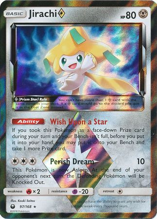 Is Saturday A Business Day For Ups >> Pokemon Celestial Storm Single Card Rare Holo Jirachi Prism Star 97 - ToyWiz Is Saturday A Business Day For Ups >> Pokemon Celestial Storm Single Card Rare Holo Jirachi Prism Star 97 - ToyWiz