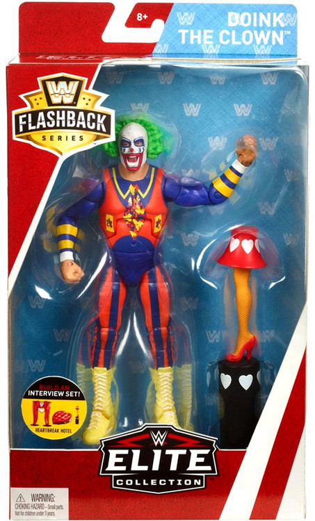 wwf hasbro doink the clown wrestling action figure wwe wcw ecw