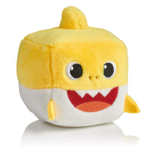 Pinkfong Baby Shark Plush Cube with Sound Yellow WowWee - ToyWiz