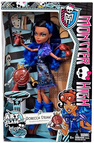 Monster High Classroom Art Class Robecca Steam 10.5 Doll Mattel Toys ...