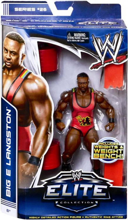 WWE Wrestling Elite Series 26 Big E Langston Action Figure Weights ...