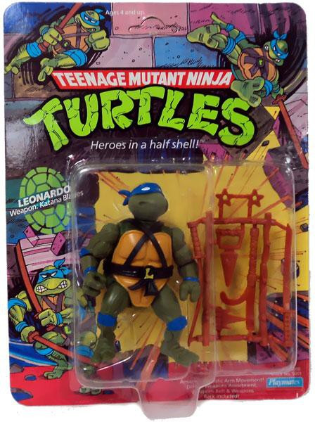 Teenage Mutant Ninja Turtles 1987 Leonardo 5 Action Figure Playmates ...