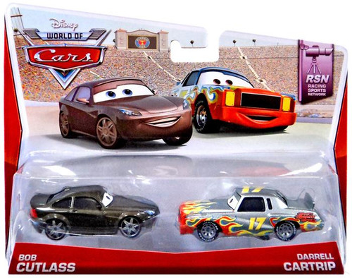 Disney Cars The World of Cars Bob Cutlass Darrell Cartrip 155 Diecast ...