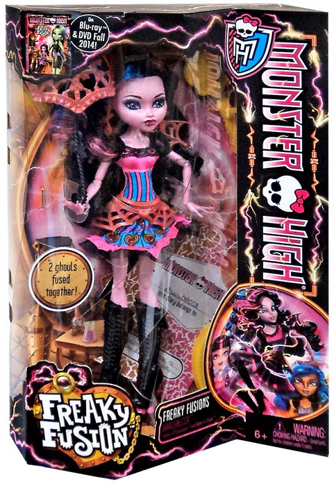 Monster High Freaky Fusion Dracubecca 10.5 Doll Mattel Toys - ToyWiz