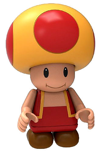 KNEX New Super Mario Bros U Fire Toad Minifigure Loose - ToyWiz