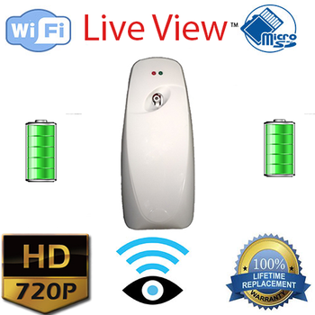 Air Freshener Nanny Camera With WiFi+DVR W/ Wireless Streaming Video For PC, Tablet & More Air Freshener Nanny Camera With WiFi+DVR W/ Wireless Streaming Video For PC, Tablet & More