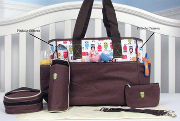 Diaper Bag Nanny Cam - Comes Duel Cameras and includes a 20 Hour battery, 8GB SD Card and 720P DVR and Camera Diaper Bag Nanny Cam - Comes Duel Cameras and includes a 20 Hour battery, 8GB SD Card and 720P DVR and Camera