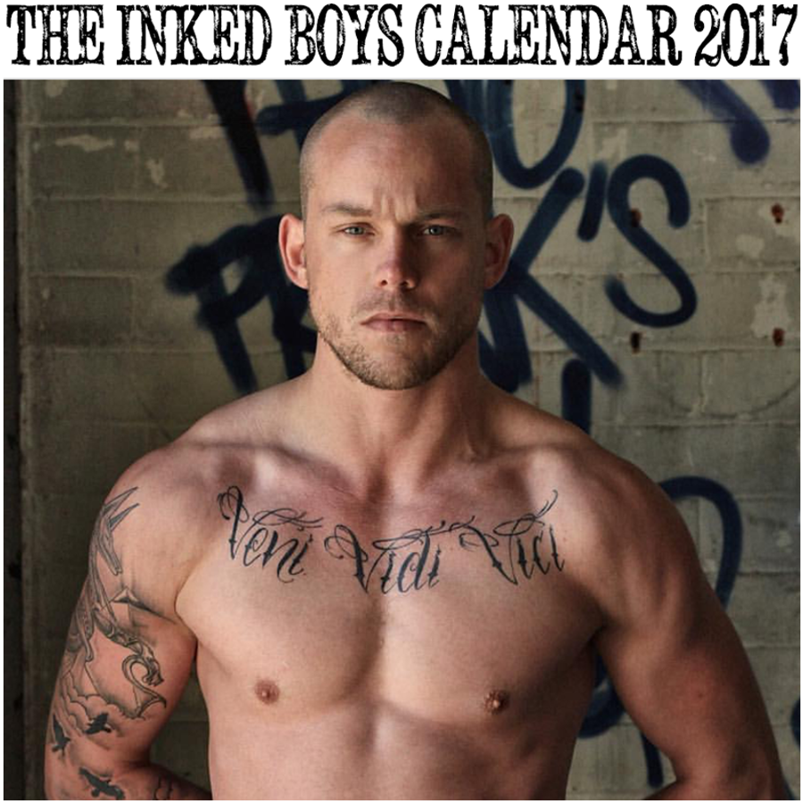 Inked Boys 2017 Calendar Free Gifts Inked Boys Shop